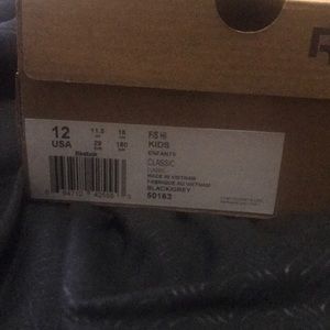 Kids Reebok’s hi tops